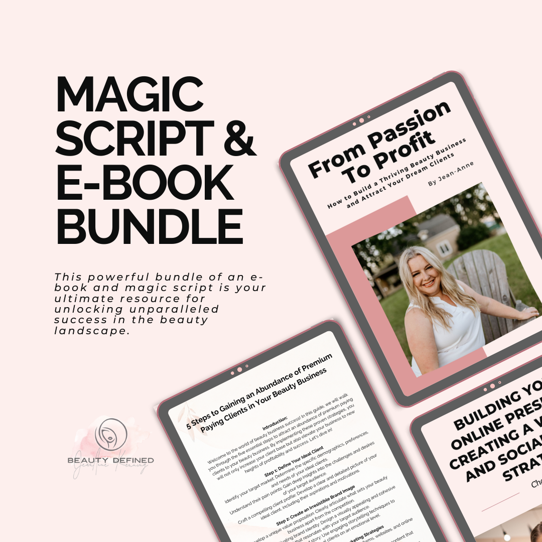 E-Book and Magic Script Bundle